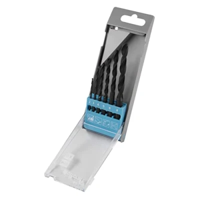 Image of wolfcraft HSS metal Drill Bit Set, 6 Pcs., rolled I 8453000 For drilling into