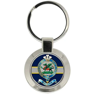 Image of Giftshop UK Queen&#039;s Regiment, British Army Key Ring