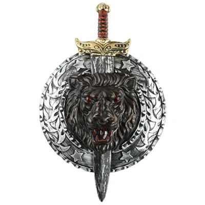 Image of Silver Shield and Sword Gladiator Combat Perfect for Fancy Dress, Parties Other Dress Events