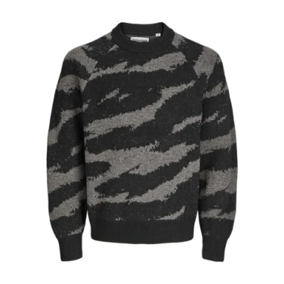Image of Jack &amp; Jones CREW NECK Jumper, Men&#039;s, Size: Medium, Pavement