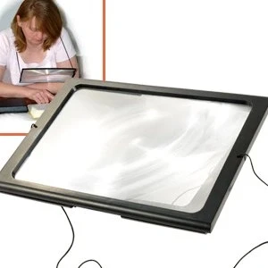 Image of Hands Free Magnifying Glass With Light &amp; Neck Cord LED Illuminated Magnifier For Reading Sewing Crafts Handcraft Hobby New