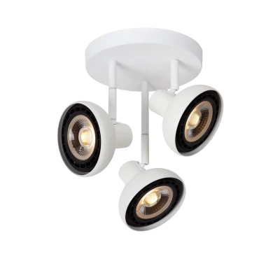 Image of Sensas Modern Ceiling spotlight Ø 25,8cm 3xGU10 (ES111) White