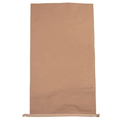 Image of EAST RIDING SACK 50 Pack Plain Paper Waste Sack, 66L, Brown