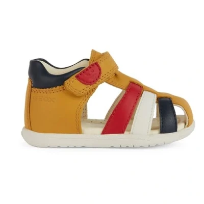 Image of Geox B Sandal Macchia Boy, Ochre Yellow Multicol, 8.5 UK Child