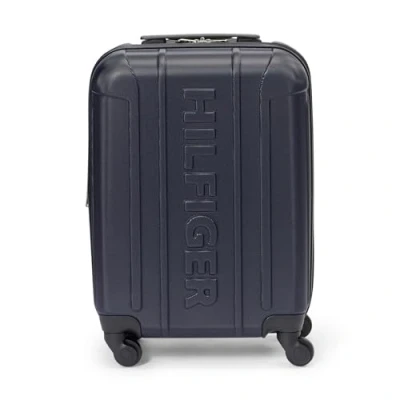 Image of Tommy Hilfiger Carry on Overhead Spinner Hardside Luggage, Navy, S, Luggage