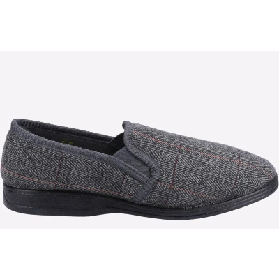 Image of Fleet &amp; Foster Mitchell Slipper Mens Green Size UK 6