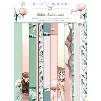 Image of Paper Boutique Safari Adventure Insert Collection, Multicoloured, A4