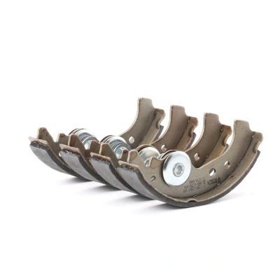 Image of 5880891, 5881040, 5888144, 5890763, 71738375 Brake Shoes BOSCH 0 986 487 030 185mm 31mm FIAT: Panda I Hatchback, Cinquecento, Seicento / 600 Hatchback