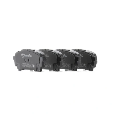 Image of 7905D1004 Brake pad set BREMBO P 78 014 with acoustic wear warning without accessories SUBARU: Impreza II Saloon, Forester II, Estate