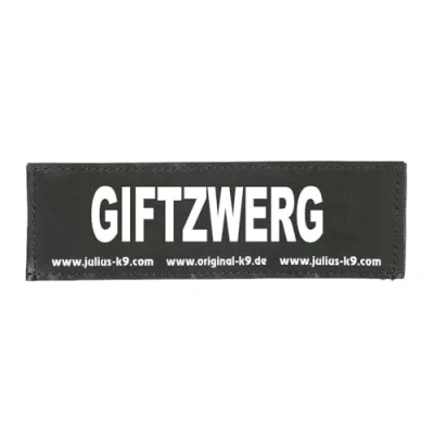 Image of Interchangeable Patches, 1 pair, GIFTZWERG, Size: Small, Black
