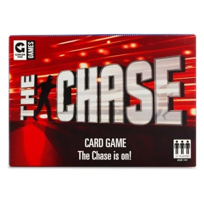 Image of Ginger Fox The Chase Card Game. TV Based Quiz Trivia Games for Adults and Teens Aged 14 Over. Entertaining Family Game Nights, Parties More
