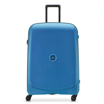 Image of DELSEY PARIS Belmont Plus Large Hard Case Recycled and Recyclable 76 x 52 32 cm 102 litres L Zinc Blue, XL Suitcase, XL, Suitcase