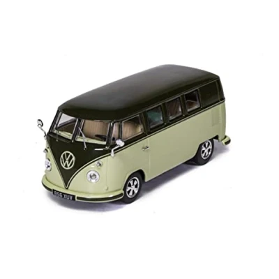 Image of Corgi VA14502 Volkswagen Campervan Type 2, Palm Green and Sand