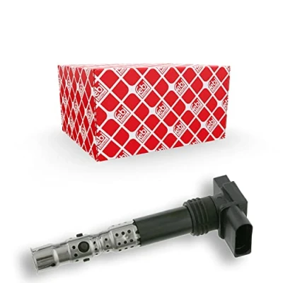 Image of 03D905715A, 3D905715A Ignition coil FEBI BILSTEIN 24500 3 VOLKSWAGEN: Polo IV Hatchback, SKODA: Fabia I SEAT: Ibiza