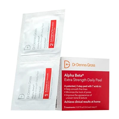 Image of Dr Dennis Gross Alpha Beta Extra Strength 2 Step Daily Peel 5 Treatments/2.2ml Each