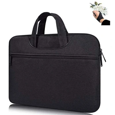Image of Drawing Tablet Monitor Carrying Case Protective Sleeve for Xp Pen Artist12, Wacom One, Huion KAMVAS Pro 13, Inspiroy Q11K and GAOMON PD1161 (Gray with Strap)
