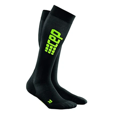 Image of CEP Unisex&#039;s Socks, Black/Green, L