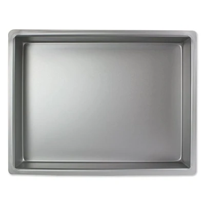 Image of PME OBL11154 Aluminium Oblong Cake Pan 11 x 15 4 Inch Deep, Silver