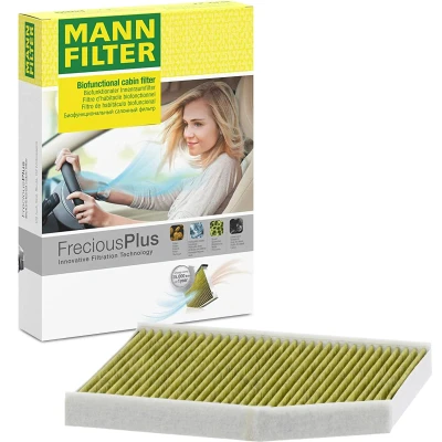 Image of 2504915 Pollen Filter MANN FP 29 007 Activated Carbon with polyphenol 284mm 232mm 30mm FORD: Transit Custom V362 Van, Mk7 Van
