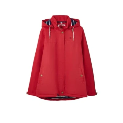 Image of LightHouse Women&#039;s Eva Hooded Waterproof Coat Ladies Breathable, Windproof, Mid hip Jacket with Insulated Padding Red 14