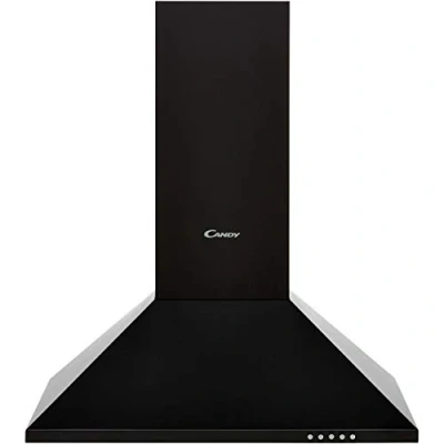Image of Candy CCE116/1N 3 Speed 60cm Triangle Cooker Hood, LED Lighting, Washable filters, Black