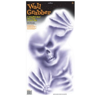 Image of Amscan International ltd 670014 Skeleton Wall Grabber 1 Pc, 61 x 30.5 cm
