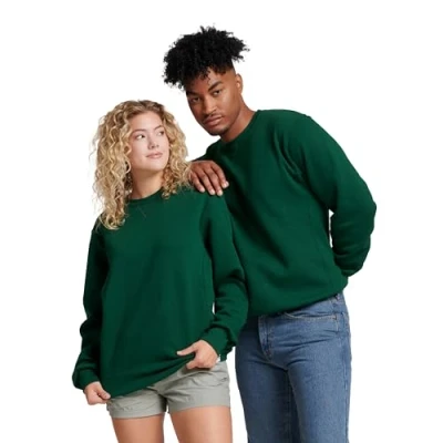 Image of Russell Athletic Men&#039;s Dri Power Pullover Fleece Hoodie, Dark Green, Medium