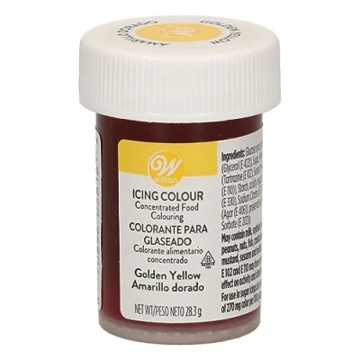 Image of Wilton Golden Yellow Gel Icing Colour, 28.3 g, 04 0 0039