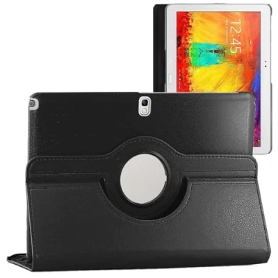 Image of ebestStar compatible with Samsung Galaxy Note 10.1 Rotating Case 2014 Edition SM P600 PU Leather Protective Cover 360 Degree Stand, Black [Tab: 243.1 x 171.4 7.9mm, 10.1&#039;&#039;]