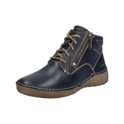 Image of Josef Seibel Felicia 09 Women&#039;s Lace Up Ankle Boots, Width G (Normal), Interchangeable Footbed, ocean, 6 UK
