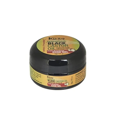 Image of Kuza Naturals Jamaican Black Castor Oil Anti Breakage Edge Control Gel 56gm/2oz