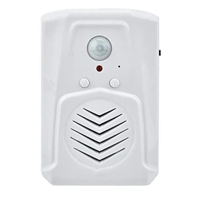 Image of Motion Sensor Alarm, Infrared Induction Doorbell USB/Battery Powered Alarm MP3 Audio Player Store Welcome Entry Chime Visitor