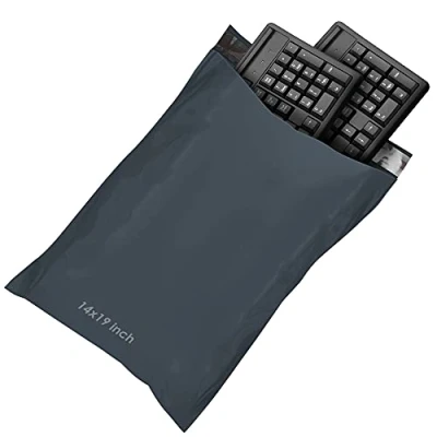 Image of Mailing Poly Postal Self Seal Bags YUNJU Postage Packaging Mailers Posting Shipping Post Parcels Package 14x19 Inch 10 Pack