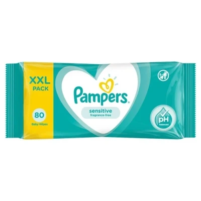 Image of Pampers Sensitive Baby Wipes Fragrance Free XXL Pack