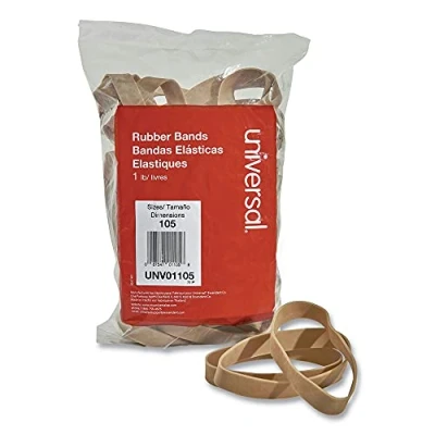 Image of Universal 01105 Rubber Bands, Size 105, 5 x 5/8, 1lb Pack (Pack of 55 Bands)