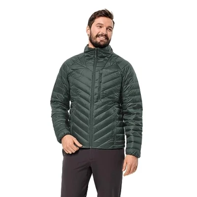 Image of Jack Wolfskin Men&#039;s Passamani Down Jacket M, Black Olive, S