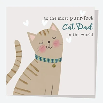 Image of Dotty about Paper Dad Birthday Card Cat (4441)