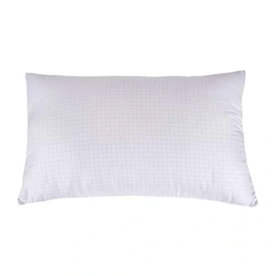 Image of HOMESCAPES Anti Stress Super Microfibre Pillow Static Carbon Fibres, 48 x 74 cm (19″ 29″) UK Standard Size