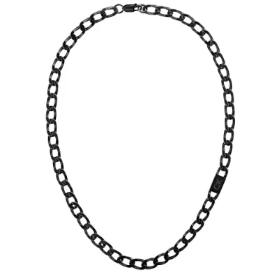 Image of Calvin Klein Men&#039;s OUTLOOK Collection Chain Necklace Black 35000253