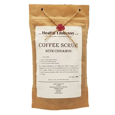 Image of Health Embassy Coffee Scrub with Cinnamon Peeling, Body 150g