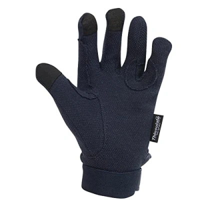 Image of Dublin Thinsulate Winter Track Riding Gloves, Navy, S/6