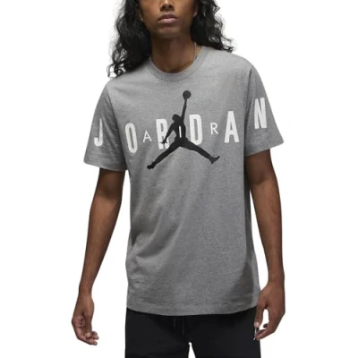 Image of Nike Jordan Air Men&#039;s Stretch T Shirt, DV1445 091, grey, S XL