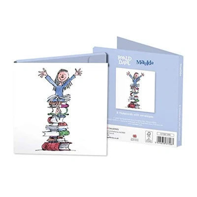 Image of Museums &amp; Galleries Matilda Pack of 8 Square Art Greeting Cards with White Envelopes