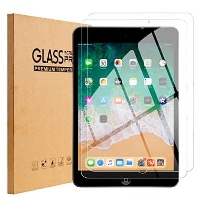 Image of TOPESCT iPad 9.7 inch Screen Protector[2 Pack], Tempered Glass Film for Apple Air 1, 2, Pro Inch,Ultra Clear, Anti Scratch (iPad inch)