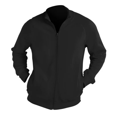 Image of SOLS Mens Sundae Full Zip Sweat Jacket (Black) Size Large