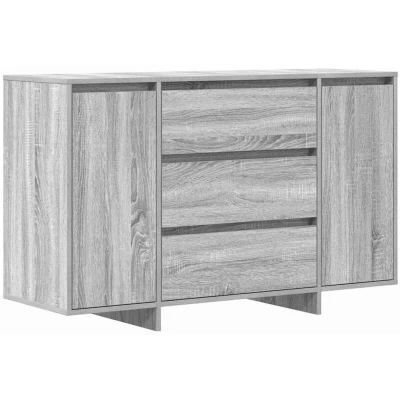 Image of vidaXL Sideboard Grey Sonoma 120x41x75 cm Engineered Wood
