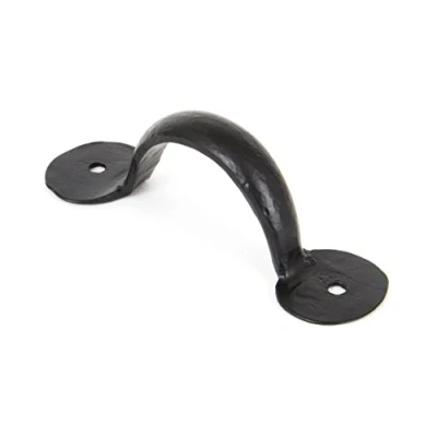 Image of From The Anvil 4 inch Handmade Bean with D Handle Black