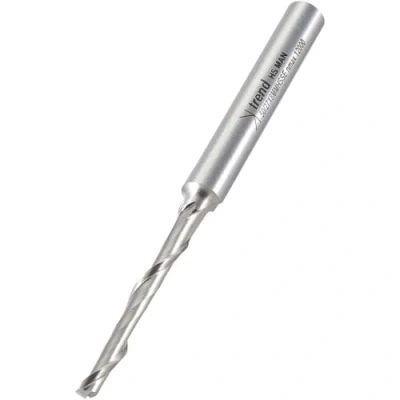 Image of Trend Professional Helical Plunge Cutter, 8mm Shank, 5mm Cut Diameter &amp; 40mm Length, High Speed Steel, 50/27X8MMHSSE