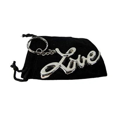 Image of thecostumebase Sex and the City Love Keychain Keyring Keyfob Satc Gold/Silver (Silver)