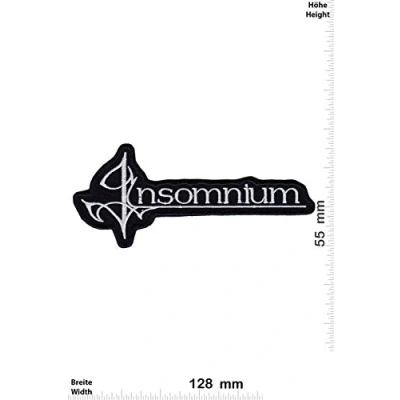 Image of Insomnium Melodic Death Metal Band Patch Badge Embroidered Iron On Applique
